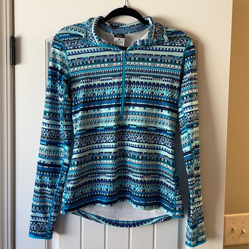 Nike Pro Patterned Quarter Zip - image 1